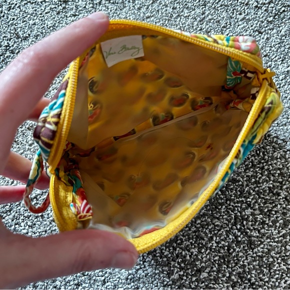 Vera Bradley Small Cosmetic Bag Provençal Yellow - Picture 3 of 5